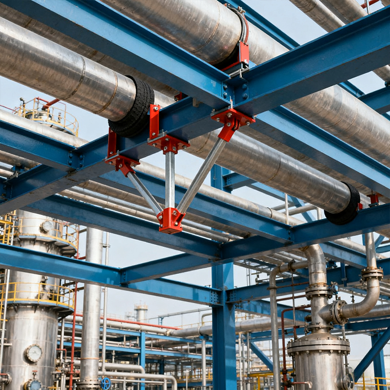 Heavy-Duty Steel Structure Pipe Rack