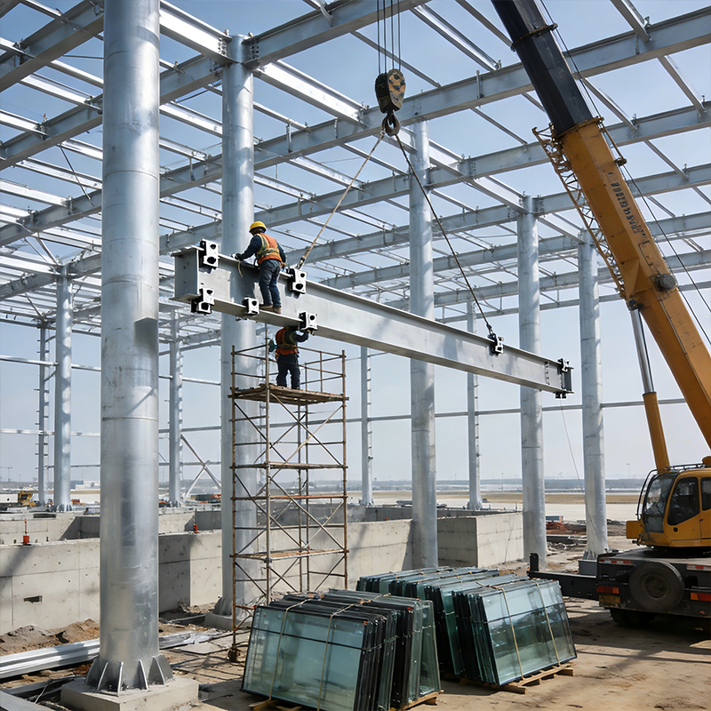 Prefab Steel Structure Airport Terminal Building