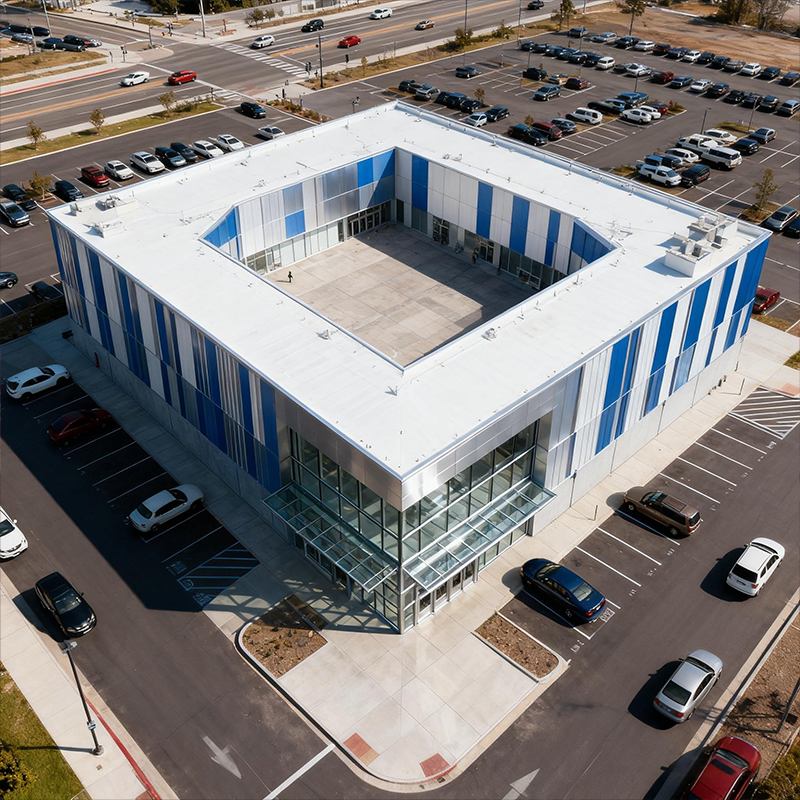 Energy-Saving Steel Structure for Shopping Centers