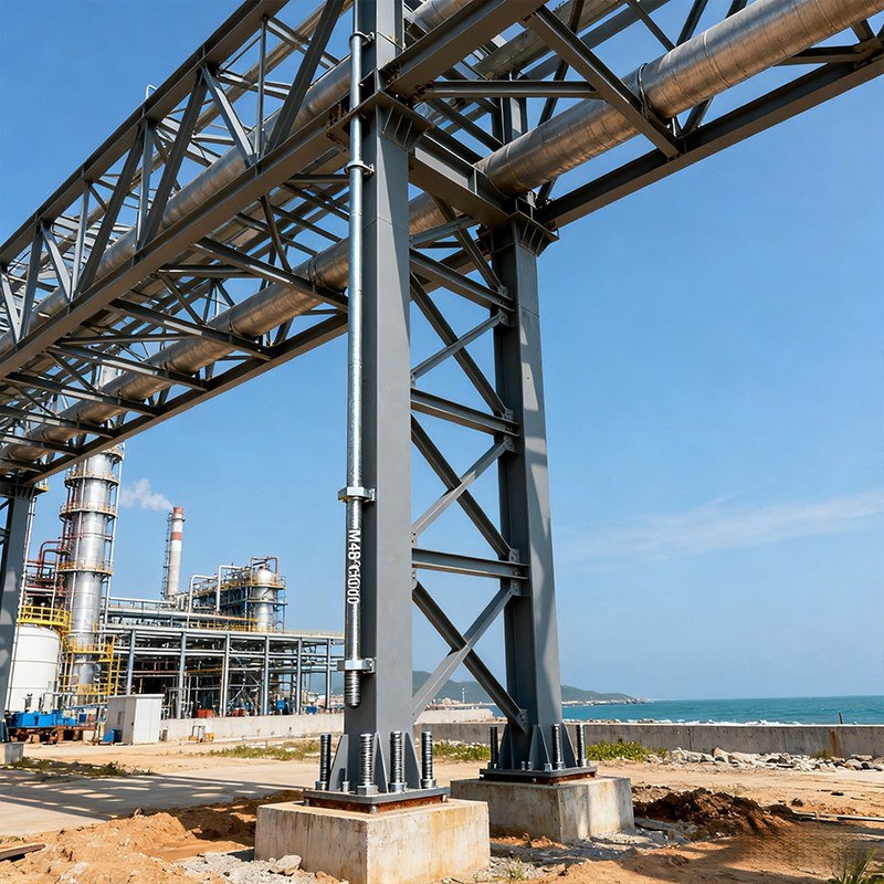 Heavy-Duty Steel Structure Pipe Rack