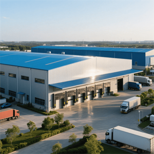 Galvanized Prefabricated Steel Structure Warehouse