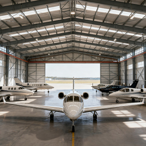 Large-Span Steel Structure Hangar