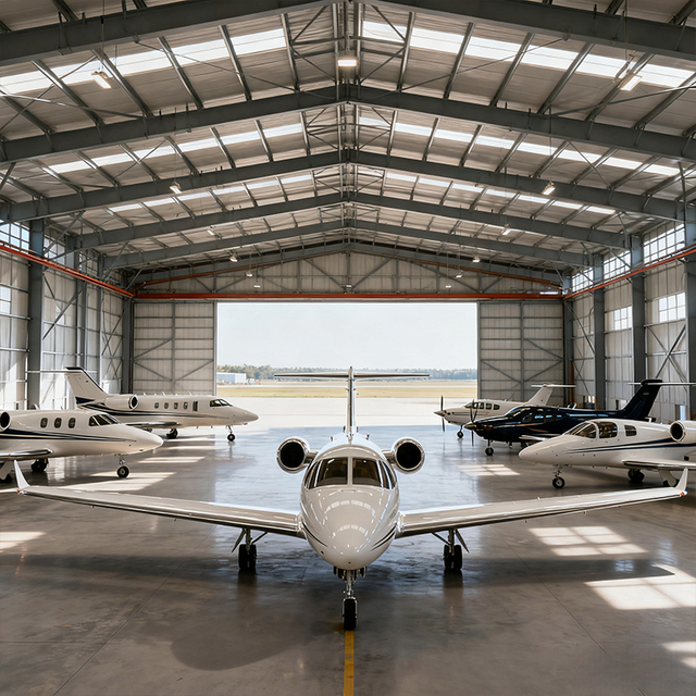 Large-Span Steel Structure Hangar