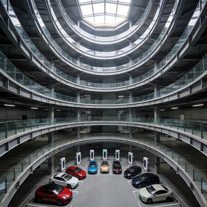 Community Indoor Steel Parking Garage