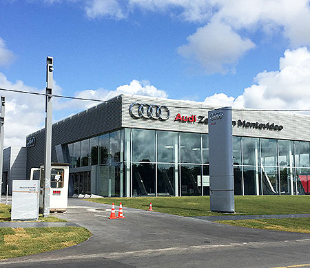 Audi Exhibition Hall in Uruguay