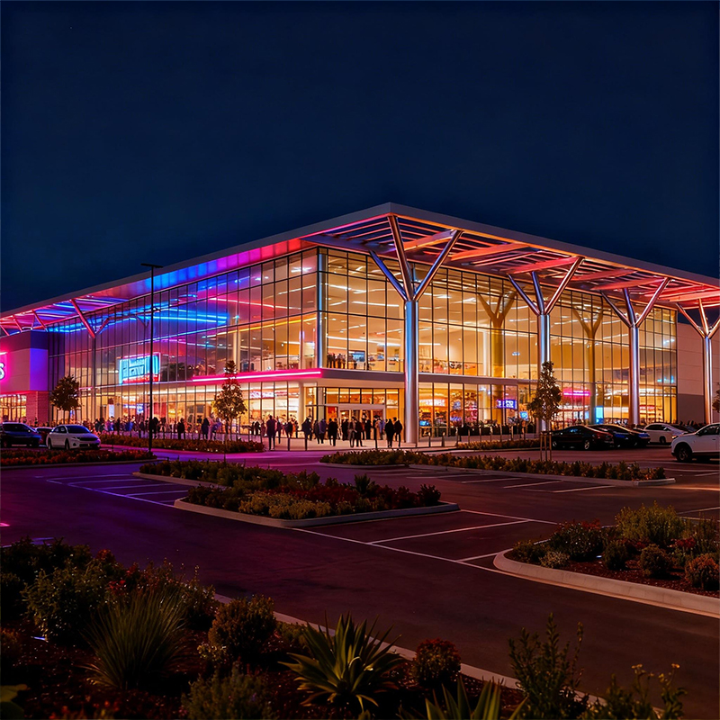 Energy-Saving Steel Structure for Shopping Centers