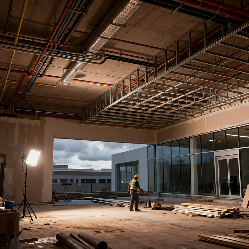 Flexible Space Steel Auto Showroom Display Hall