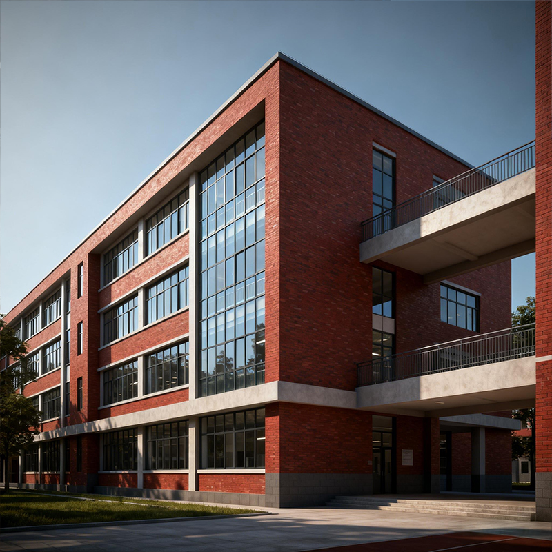 Safe Durable Steel Structure Teaching Building