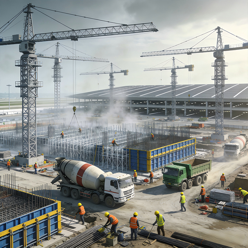 Prefab Steel Structure Airport Terminal Building